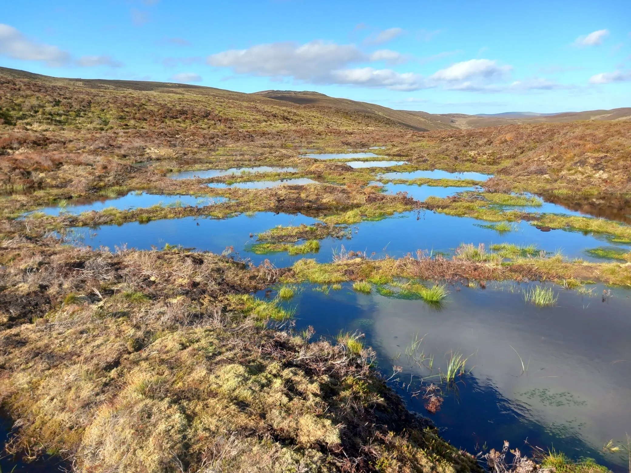 Natural pools in the mountains, Cerniau, Wales.