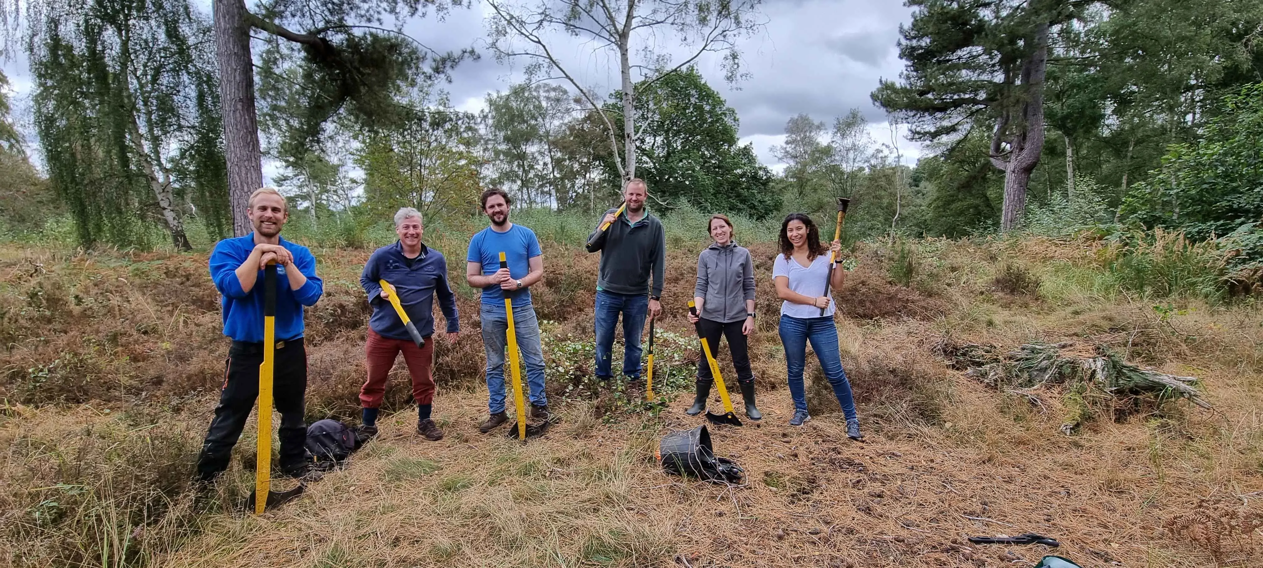 Barratt Redrow taking part in RSPB Corporate volunteering days.