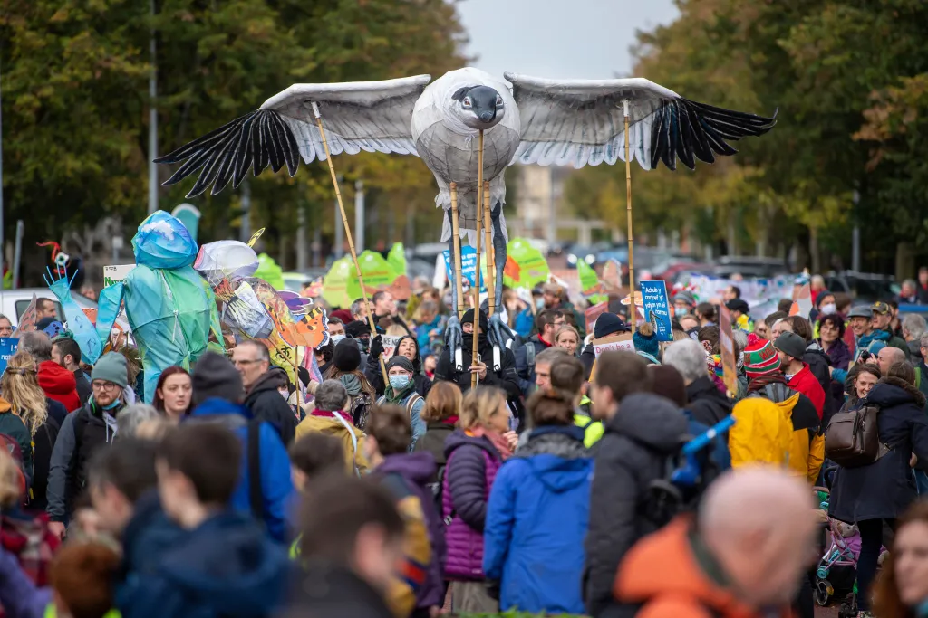 Restore Nature Now parade attracts a large crowd.