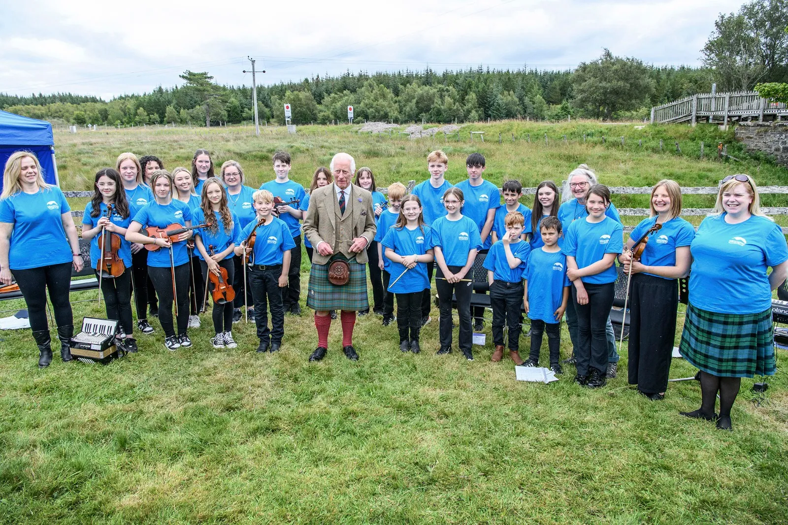 King Charles' visit to Forsinard