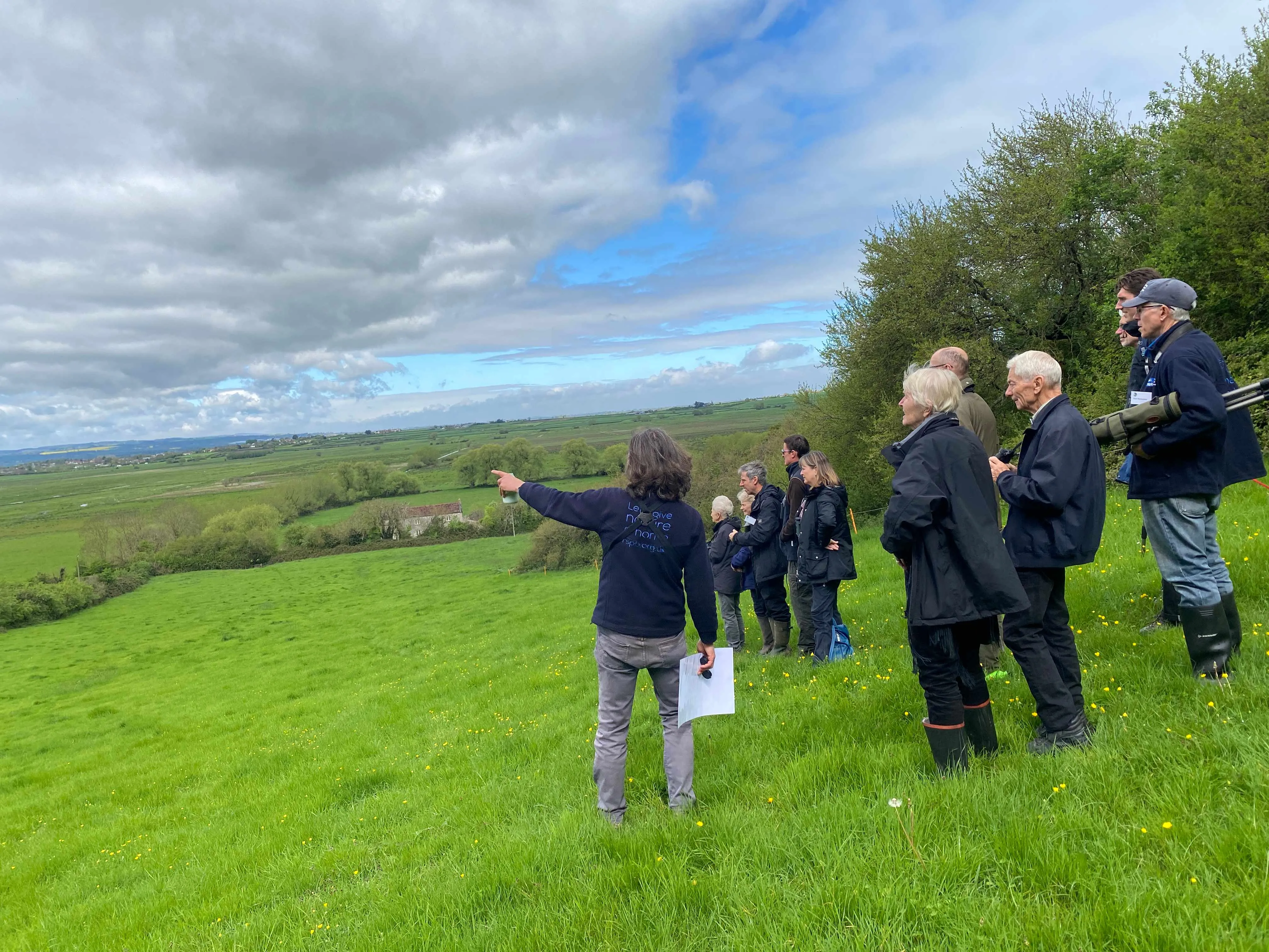 People on the Somerset Levels.