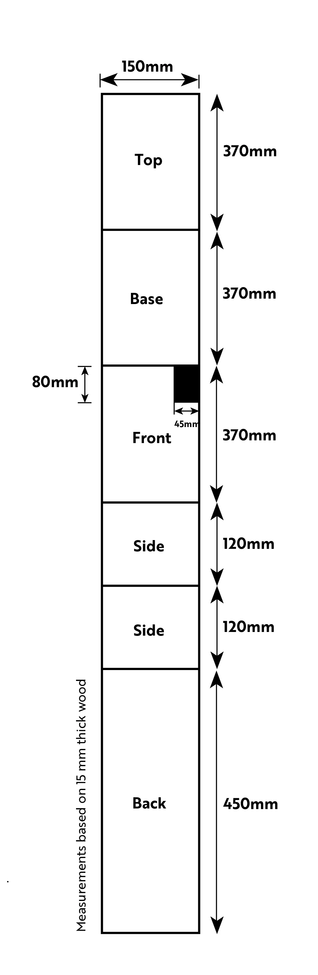 Swift nest box diagram.